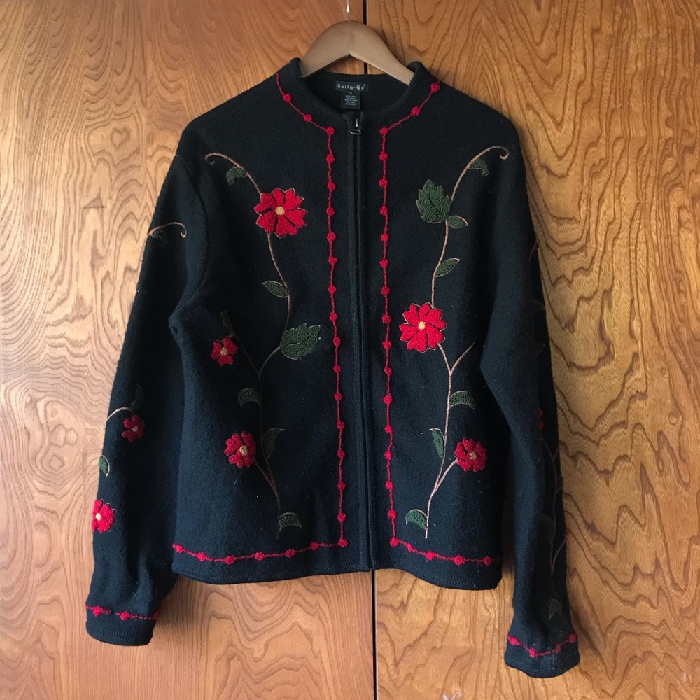 Embroidered Wool Jacket
